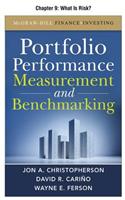 Portfolio Performance Measurement and Benchmarking, Chapter 9 - What Is Risk?