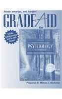 Grade Aid Workbook with Practice Tests for Fundamentals of Psychology in Context