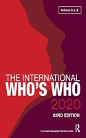 The International Who's Who 2020 volume 2