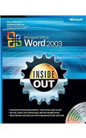 Microsoft Office Word 2003 Inside Out: (English)