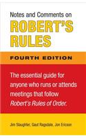 Notes and Comments on Robert's Rules