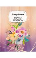 Army Mom Prayer Journal: 60 days of Guided Prompts and Scriptures Purple Peach Floral Flowers