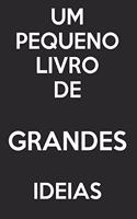 Um Pequeno Livro De Grandes Ideias: - Diário de Páginas em Branco - Sem Linhas - (Diário, Bloco de Notas)