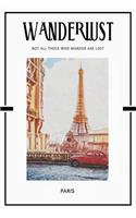 Paris: Trip Visit Souvenirs Daily Notebook Journal Diary Notepad