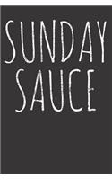 Sunday Sauce Notebook Journal