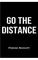Go The Distance Standard Booklets: A softcover fitness tracker to record five exercises for five days worth of workouts.
