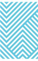 Abstract Striped Geometric Notebook