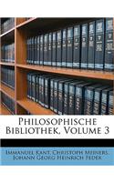 Philosophische Bibliothek, Volume 3