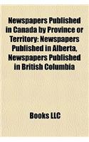Newspapers Published in Canada by Province or Territory: Newspapers Published in Alberta, Newspapers Published in British Columbia(English)
