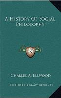 A History Of Social Philosophy: (English)