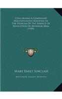 Concerning A Compound Discontinuous Solution In The Problem Of The Surface Of Revolution Of Minimum Area (1909)