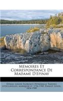 Mémoires et correspondance de Madame d'Épinay