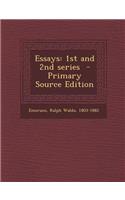 Essays: 1st and 2nd Series