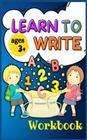 Learn to Write Workbook Ages 3+