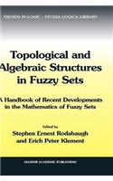 Topological and Algebraic Structures in Fuzzy Sets