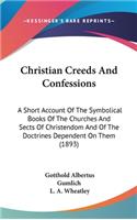 Christian Creeds and Confessions: A Short Account of the Symbolical Books of the Churches and Sects of Christendom and of the Doctrines Dependent on Them (1893)