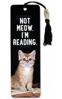 Beaded Bkmk Not Meow I'm Reading