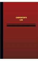 Carpenter's Log (Logbook, Journal - 124 pages, 6 x 9 inches): Carpenter's Logbook (Red Cover, Medium)