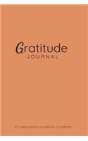 Gratitude journal: A journal for daily gratitude practicing, thanksful for a small things that bring you a happier life.