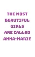 Anna-Marie Girl Woman Notebook