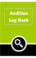 Audition Log Book