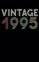 Vintage 1995 Notebook 25th Birthday Gift