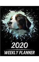 2020 Weekly Planner: Weekly & Monthly 2020 Planner Jan 1 2020 to Dec 31 2020 With Month, Week Views, 1 Year Planner + Important Holiday Dates, Bernese Mountain Dog Cover