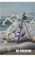 Be Creative Sailboat on Sea