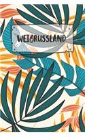 Weißrussland: Liniertes Reisetagebuch Notizbuch oder Reise Notizheft liniert - Reisen Journal für Männer und Frauen mit Linien