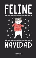 Feline Navidad Notizbuch