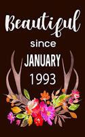 Beautiful Since January 1993: Hunting Hobby 2020 Monthly Planner Dated Journal 8" x 10" 110 pages