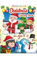 Christmas coloring book for kids 4-8