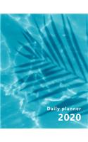 Daily Planner 2020: Large, 1 day per page. Daily Schedule, Goals, To-Dos, Assignments and Tasks. Includes Gratitude section, Meal planner, Mood and Water intake tracker