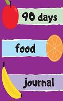90 days food journal