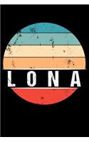Lona: 100 Pages 6 'x 9' -Dot Graph Paper Journal Manuscript - Planner - Scratchbook - Diary