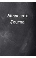 Minnesota Journal Chalkboard Design: (Notebook, Diary, Blank Book)