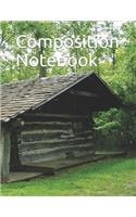 Composition Notebook: Old Plantation House Themed Composition Notebook 100 Pages College Ruled 8.5 X 11