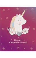 Unicorn Gratitude Journal: Daily Thankful Journal with Prompts for Kids - Positivity and Happiness Journal - Diary Notebook, Pink