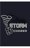 Storm Chaser: Blank Lined Journal to Write in - Ruled Writing Notebook