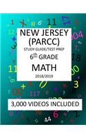 6th Grade NEW JERSEY PARCC, 2019 MATH, Test Prep