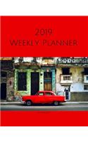 2019 Weekly Planner: Havana, Cuba