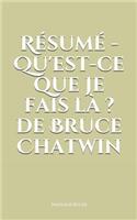 Résumé - Qu'est-Ce Que Je Fais Là ? de Bruce Chatwin