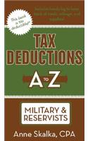 Tax Deductions A to Z for Military & Reservists