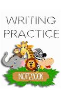 Writing Practice Notebook: Letter Tracing Practice Book For Preschoolers, Kindergarten (Printing For Kids Ages 3-5)(5/8" Lines, Dotted)