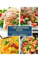 47 Low-Carbohydrate Recipes