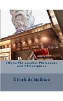 (Meta-Philosophy) Philosophy and Philosophers