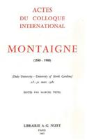 Montaigne (1580-1980)