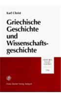 Griechische Geschichte Und Wissenschaftsgeschichte