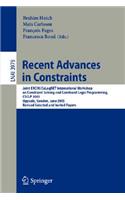 Recent Advances in Constraints
