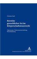 Betriebe gewerblicher Art im Koerperschaftsteuerrecht